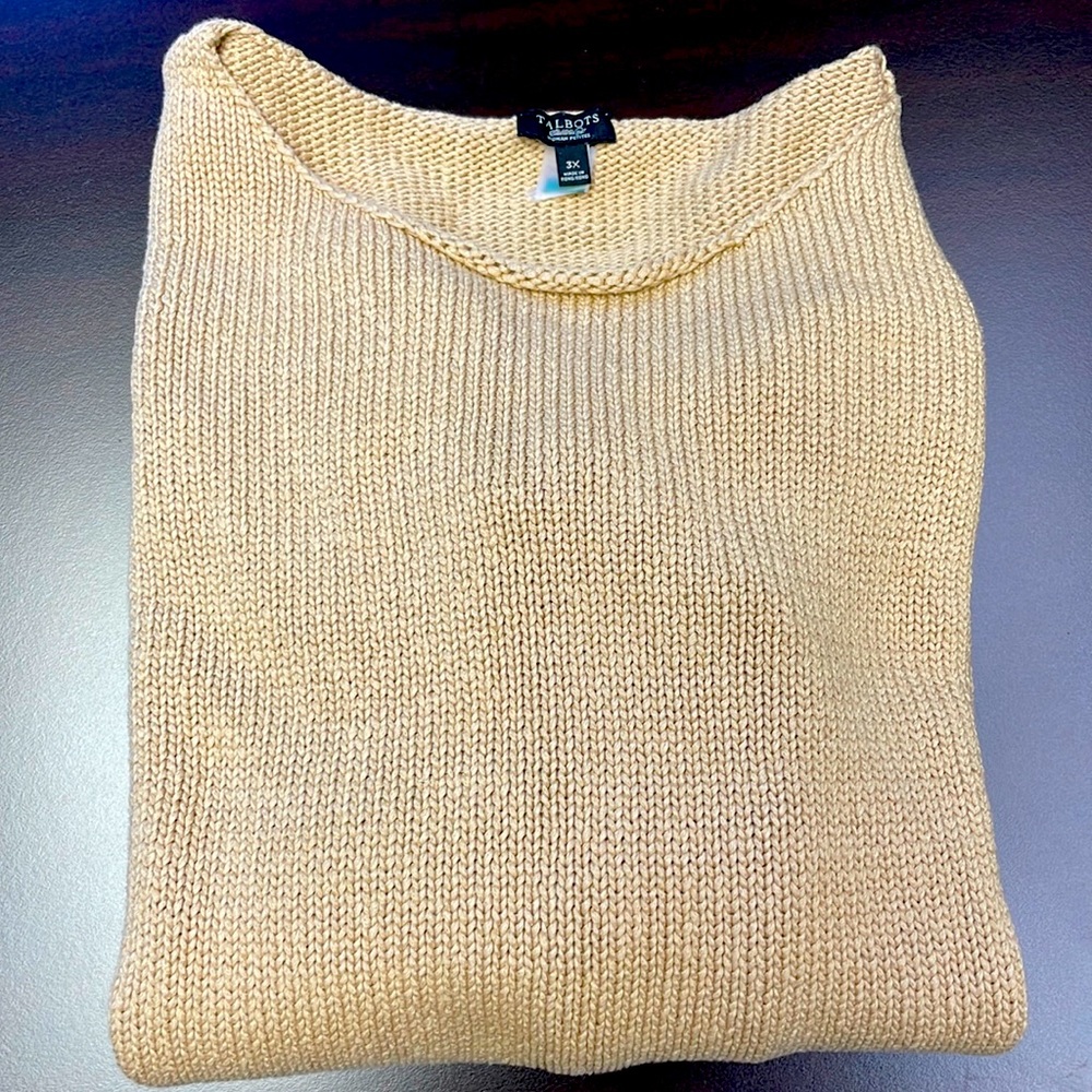 Talbots Knit sweater size 3x